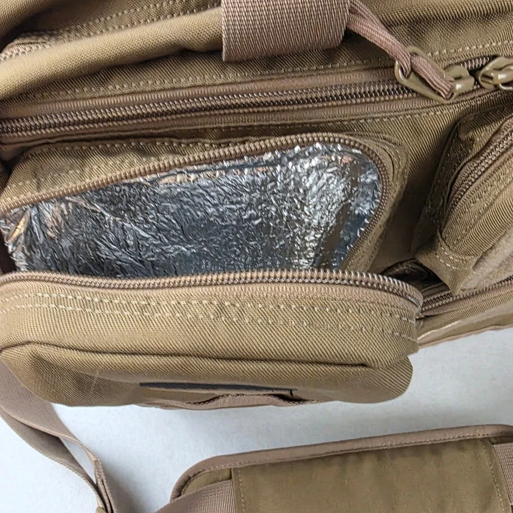 Tactical Baby Gear Deuce 2.0 Diaper Bag Coyote Brown MOLLE Messenger Bag TBG